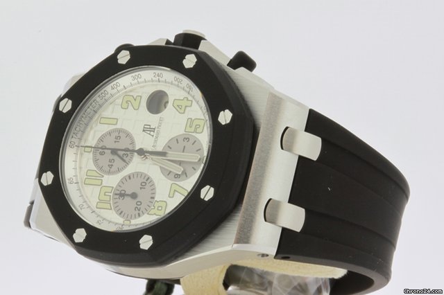 Audemars Piguet RO OFFSHORE RUBBER STEEL WHITE WATCHES 2