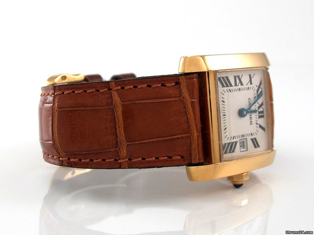 Cartier "TANK" 750/- Gelbgold Quarz WATCHES 2