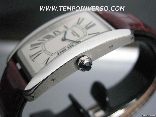 replica Cartier TANK AMERICAINE PLATINIUM "COLLECTION PRIVEE" full set WATCHES 1