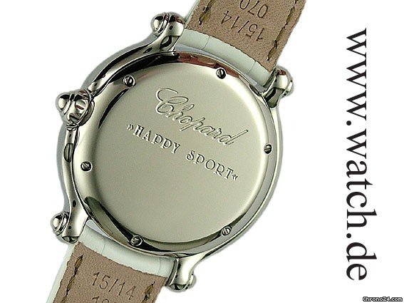 Chopard Happy Snow Flake Wei gold/Stahl 32mm WATCHES 2