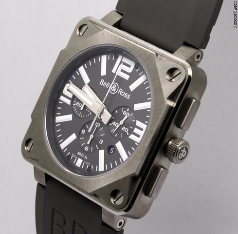 Bell & Ross BR 01-94 Chronographe Pro Titanium NEU incl MWST B+P WATCHES 2