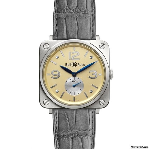 Bell & Ross BRS-WHGOLD-IVORY_D Watches Watch
