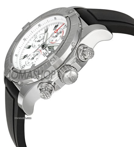 Breitling Bretling Super Avenger White Dial Chronograph Mens Watch A1337011-A660BKPD WATCHES 2