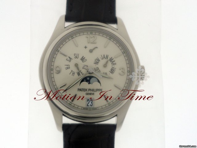 Patek Philippe 5146g ANNUAL CALENDAR WHITE GOLD MOONPHASE POWER RESERVE NEW WATCHES 2