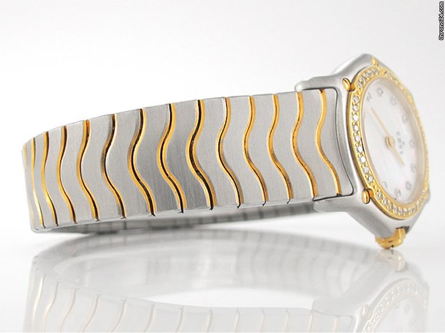 Ebel Damen "MINI SPORT CLASSIQUE" Edelstahl / Gelbgold Quarz WATCHES 2