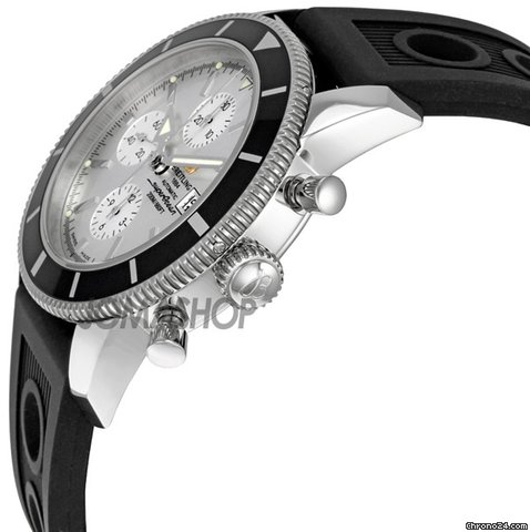 Breitling SuperOcean Heritage Chronograph Silver Dial Mens Watch A1332024-G698 WATCHES 2