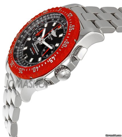 Breitling Skyracer Raven Black Dial Chronograph Mens Watch A2736303-B823SS WATCHES 2