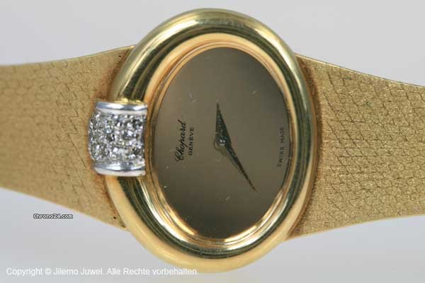 Chopard 750 18 K GELBGOLD HANDAUFZUG MIT DIAMANTEN WATCHES 2