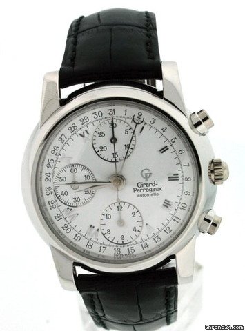 Girard Perregaux Platinum Chronograph REF9000 Pre-owned WATCHES 2