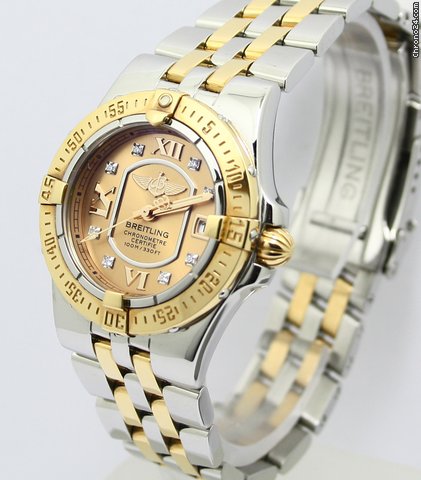 replica Breitling Starliner Stahl/Gold Diam NEU incl MWST mit Box+P WATCHES 1