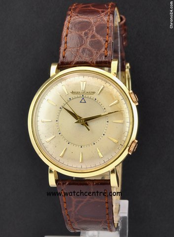 Jaeger-LeCoultre 18k Y/Gold Manual Wind Memovox Alarm WATCHES 2