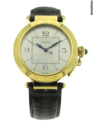Cartier Pasha 42mm 18K Yellow Gold Automatic W3019551 WATCHES 2