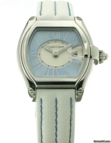 Cartier Roadster Steel Small Blue dial W62053V3 WATCHES 2