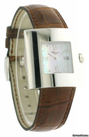 replica Chopard Lady Watch White Gold 18K MOP Quartz 12/7422 WATCHES 1 
