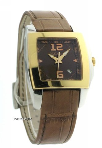 replica Chopard Two O Ten Lady Quartz Gold Steel Leder WATCHES 1