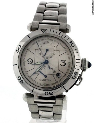 Cartier Pasha GMT Power Reserve Pre-owned Men's WATCHES 2