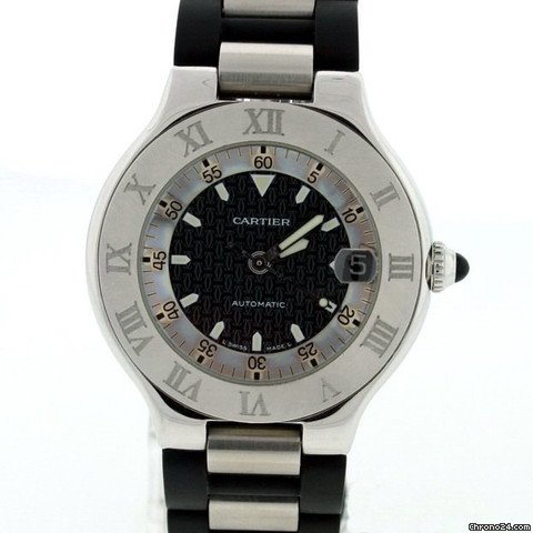 Cartier Must 21 Autoscaph Men's W10147U2 Pre-owned WATCHES 2