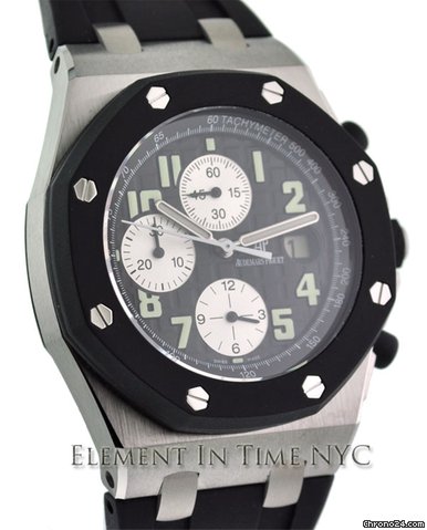 Audemars Piguet Royal Oak Offshore Chrono Rubber Black Dial WATCHES 2