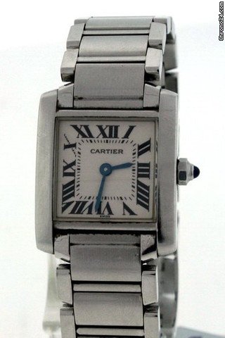 Cartier Tank Francaise Ladies W51008Q3 Pre-owned WATCHES 2