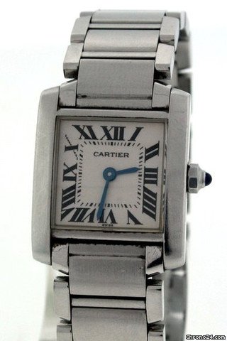 replica Cartier Tank Francaise Ladies W51008Q3 Pre-owned WATCHES 1