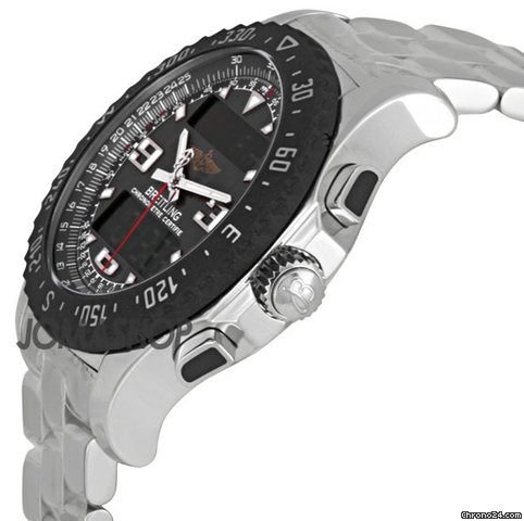 Breitling Airwolf Raven Mens Analog-Digital Watch A7836438-F539SS WATCHES 2