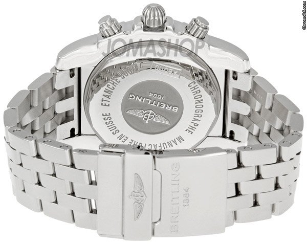 replica Breitling Chronomat B01 Silver Dial Chronograph Mens Watch AB011011-G684SS WATCHES 1