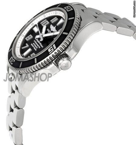 Breitling Aeromarine Superocean Black Dial Stainless Steel Mens Watch A1736402-BA29SS WATCHES 2