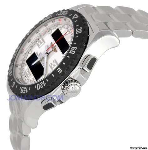 Breitling Airwolf Raven Silver Dial Mens Analog-Digital Watch A7836434-G653SS WATCHES 2