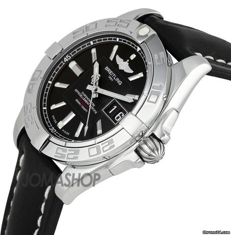 Breitling Windrider Galactic 41 Black Dial Mens Watch A49350L2-BA07BKLD WATCHES 2