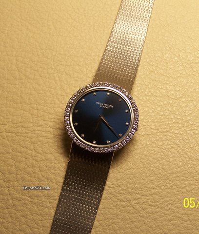Patek Philippe CALATRAVA Ref.3600/2 ORO BIANCO LUNETTA DI BRILLANTI WATCHES 2