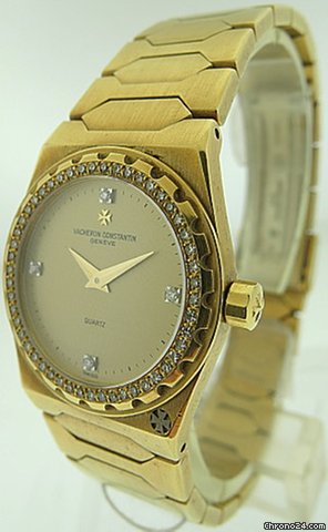 Vacheron Constantin 18kYGwith 4 Diamond Markers& Diamond Bez Bracelet watch WATCHES 2