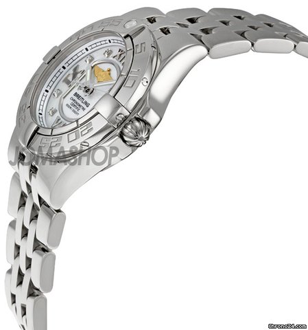 Breitling Galactic 30 Mother of Pearl Dial Diamond Ladies Watch A71340L2-A679SS WATCHES 2