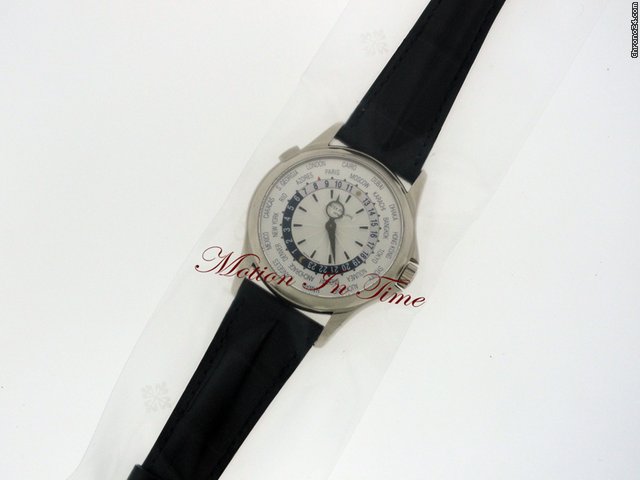replica Patek Philippe 5130G WORLD TIME WHITE GOLD - FACTORY SEALED RARE WATCHES 1