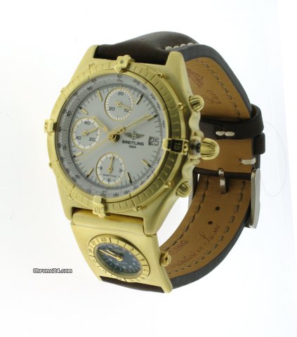 Breitling Gold Chronomat with UTC at 6 oclock WATCHES 2