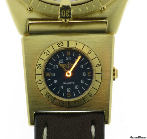 replica Breitling Gold Chronomat with UTC at 6 oclock WATCHES 1