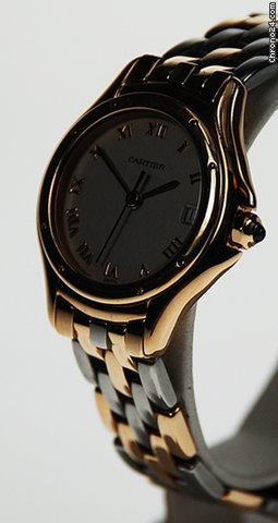 Cartier COUGAR 18K Y/G CASE, S/G BRACELET - WATCHES 2