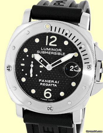 Panerai Gent's Stainless Steel 44mm PAM199 Luminor Submersible Regatta WATCHES 2