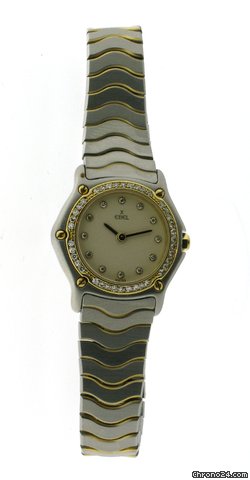 Ebel Classic Mini Ladies diamonds 2-tone WATCHES 2