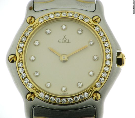 replica Ebel Classic Mini Ladies diamonds 2-tone WATCHES 1