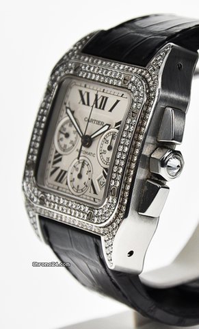 Cartier SANTOS 100 CHRONOGRAPH W20090X8 WATCHES 2