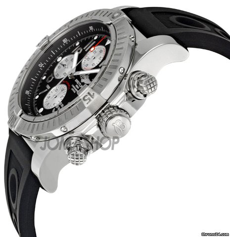 Breitling Super Avenger Volcano Black Dial Chronograph Mens Watch A1337011-B973BKRD WATCHES 2