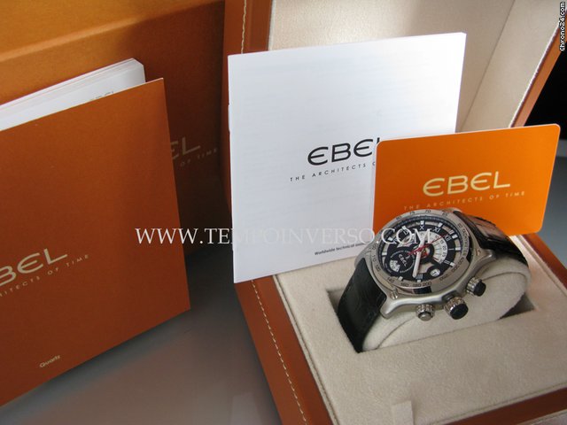 Ebel 1911 BTR Chronograph full set 2010 E 9139L72 DISCOUNT PRICE WATCHES 2