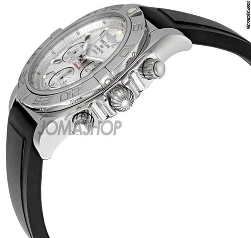 Breitling Chronomat B01 Silver Dial Chronograph Mens Watch AB011012-G684BKPD WATCHES 2