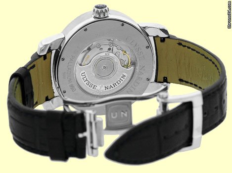 replica Ulysse Nardin Gent's Palladium Macho Palladium 950 Strapwatch WATCHES 1