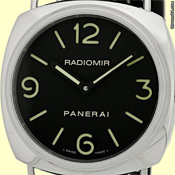 Panerai Gent's Stainless Steel PAM 210 Radiomir Strapwatch WATCHES 2