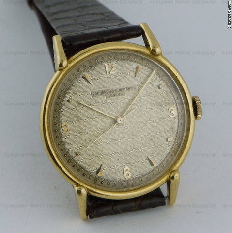 replica Vacheron Constantin Vintage Wave Pattern Dial 18K WATCHES 1