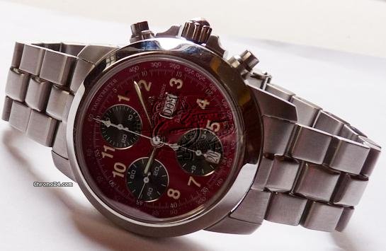 Maurice Lacroix CRONEO RED DIAL CHRONOGRAPH MENS WATCH WATCHES 2