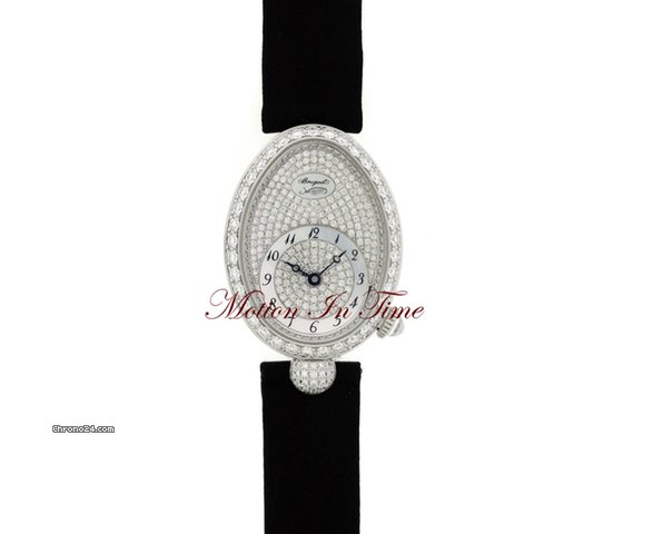 Breguet "REINE DE NAPLES" LADIES' WHITE GOLD DIAMOND RARE NEW MODEL WATCHES 2