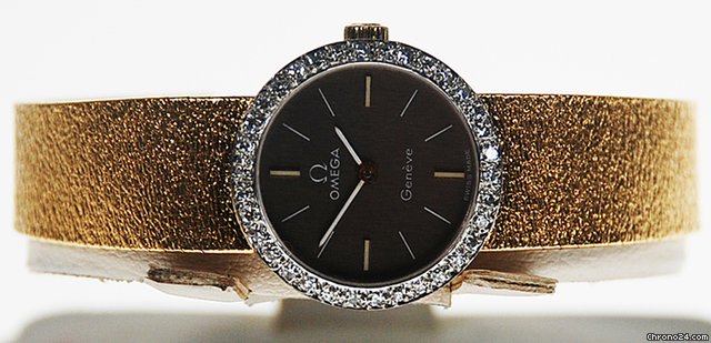 replica Omega 18K Y/G, MANUAL WIND, DIAMOND - WATCHES 1