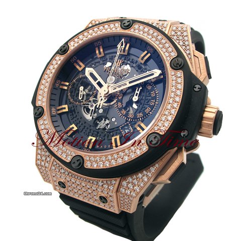 Hublot BIG BANG KING POWER UNICO DIAMOND KING GOLD PAVe LIMITED ED. WATCHES 2